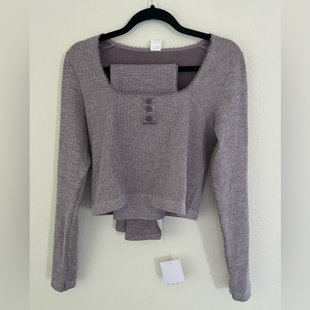 Fabletics Waffle Knit Set